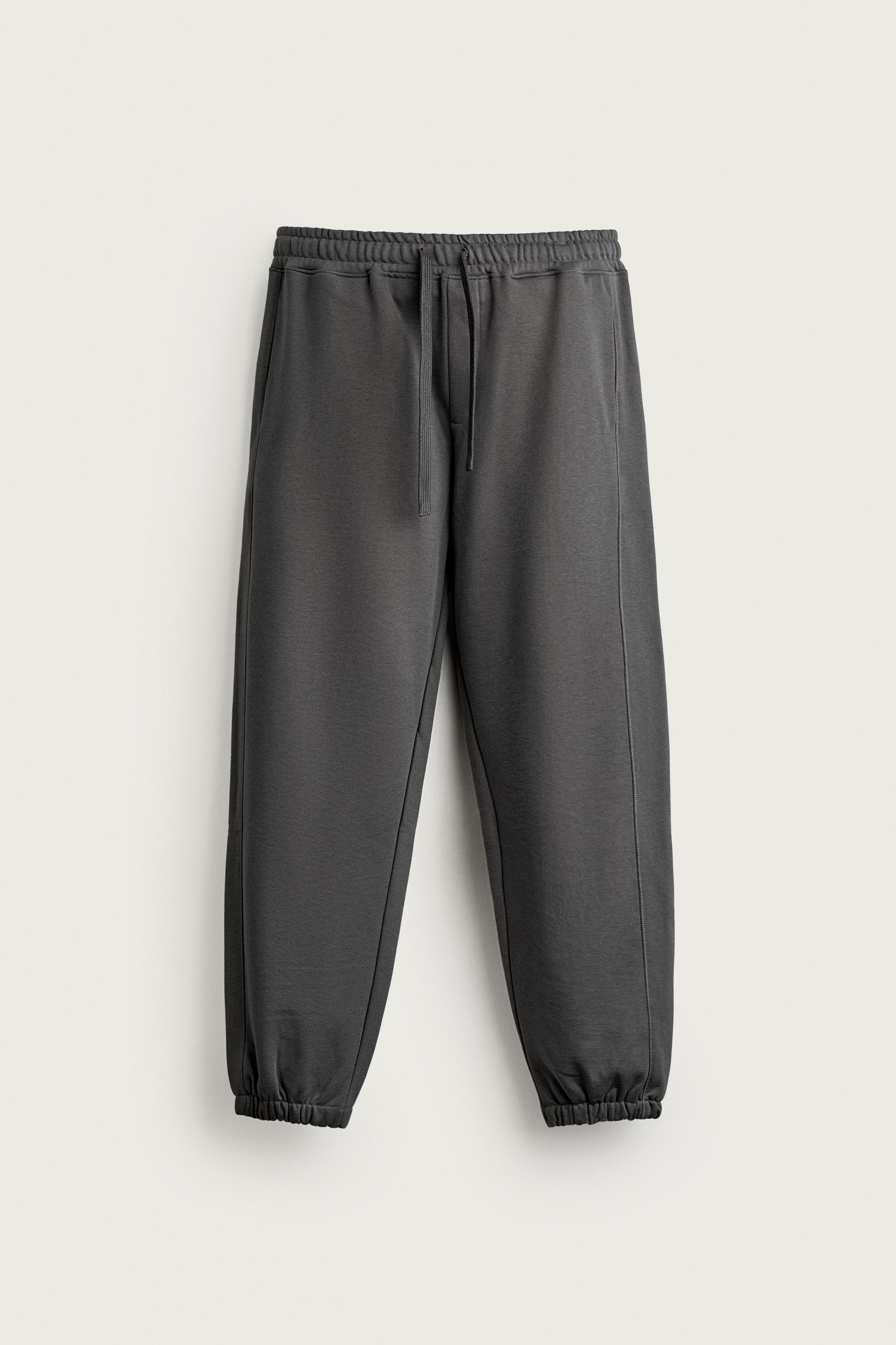 BASIC JOGGER PANTS — Dark anthracite