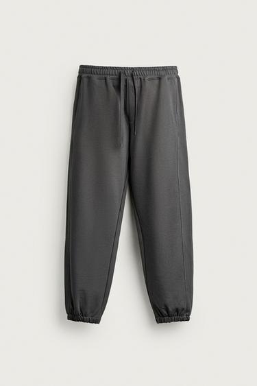 PANTALÓN CHÁNDAL BÁSICO - Antracita oscuro de Zara