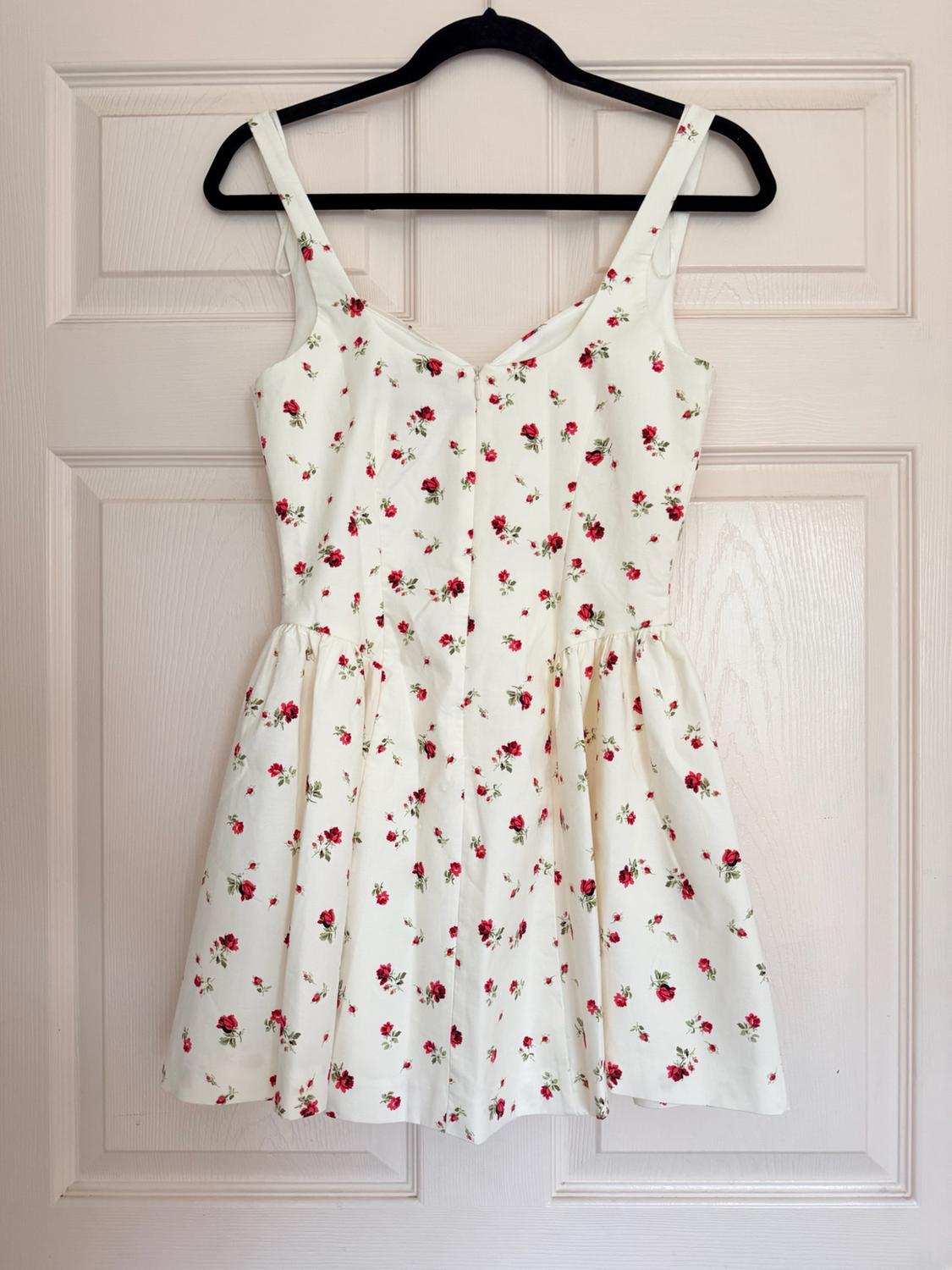 FLORAL PRINT VOLUME DRESS - Image 4