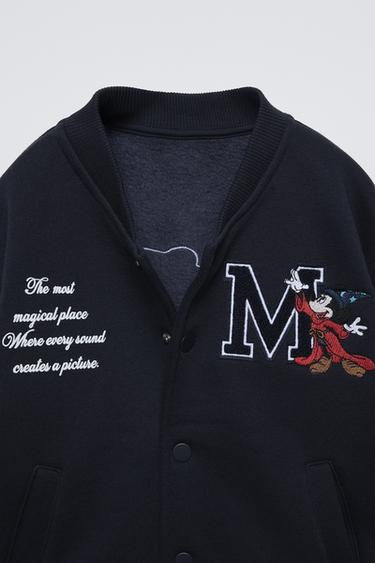 MICKEY MOUSE FANTASIA © DISNEY PLUSH BOMBER JACKET - Dark navy by Zara - Image 3