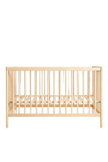 LIT BÉBÉ CLASSIQUE EN BOIS - Beige clair de Zara