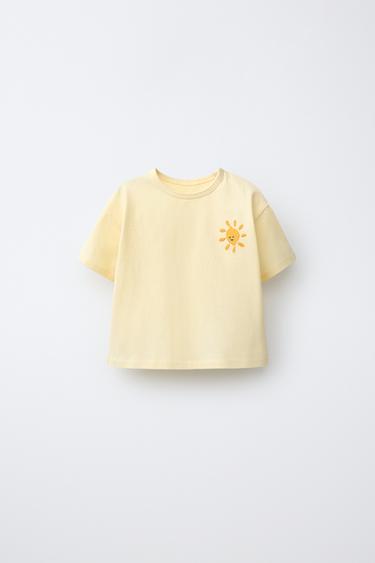 2-PACK OF PRINTED T-SHIRTS - Yellow by Zara - Image 1