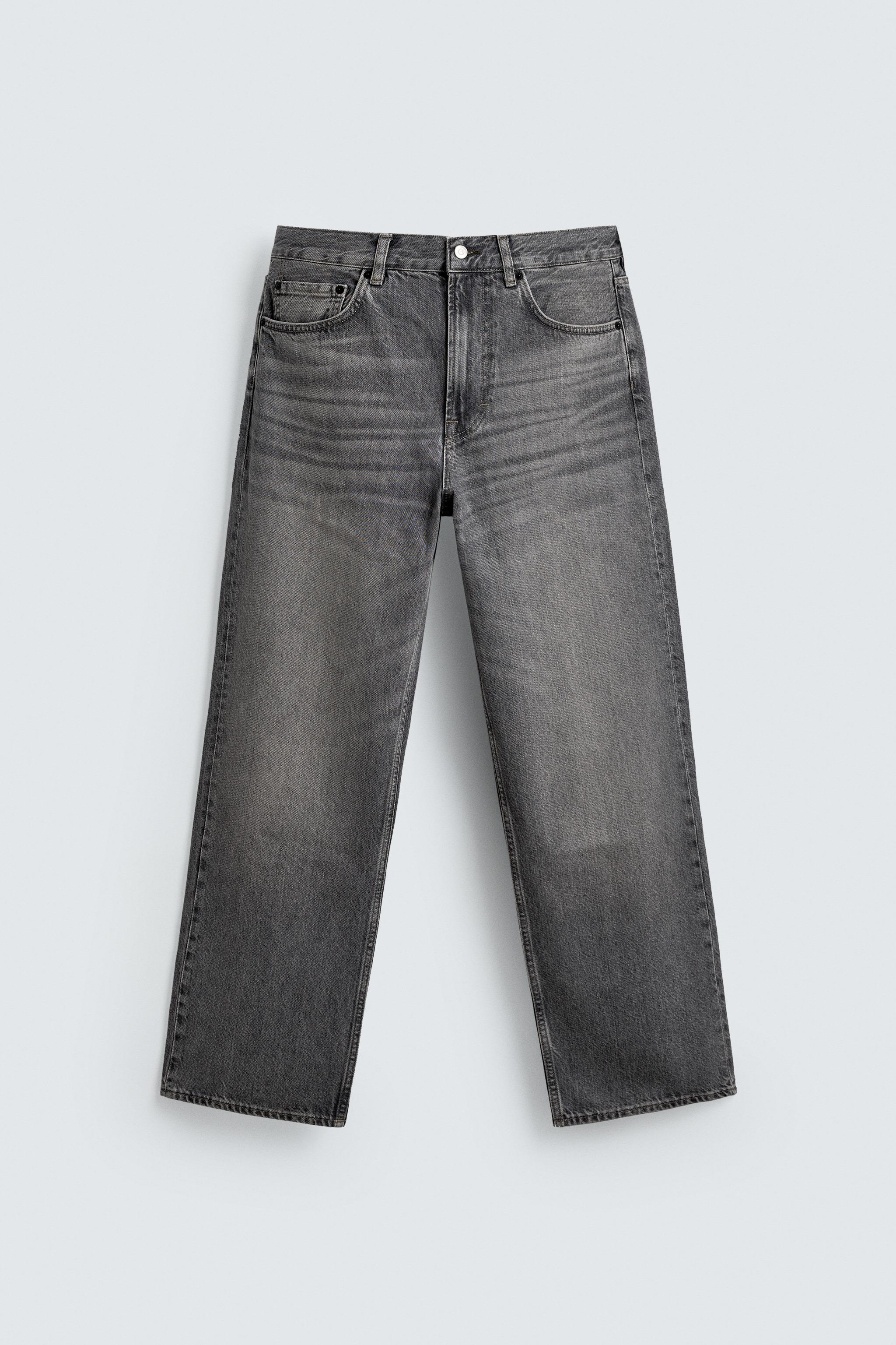 ストレートフィットデニムパンツ - グレー | ZARA Japan / 日本