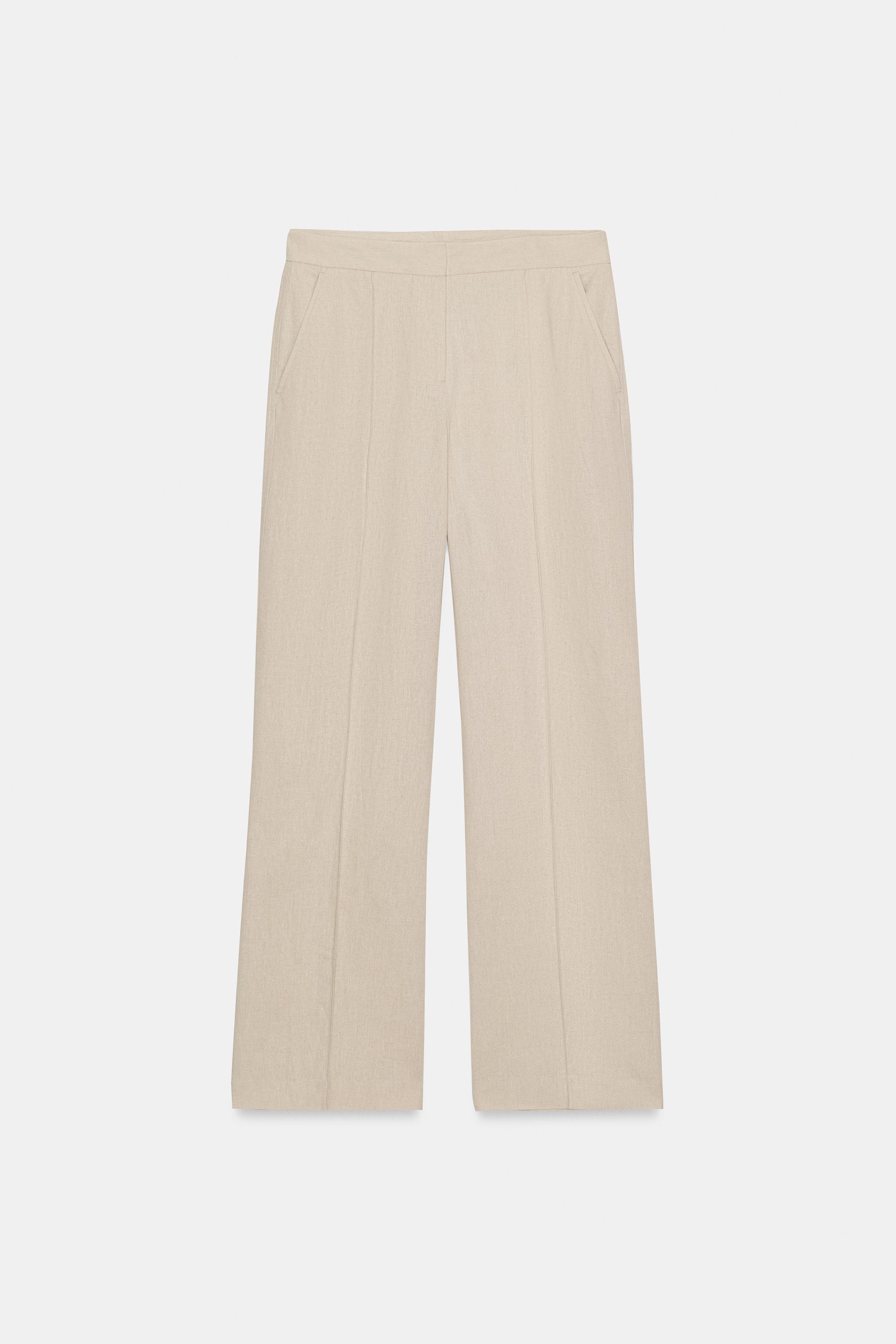 PANTALON SAFARI AVEC LIN