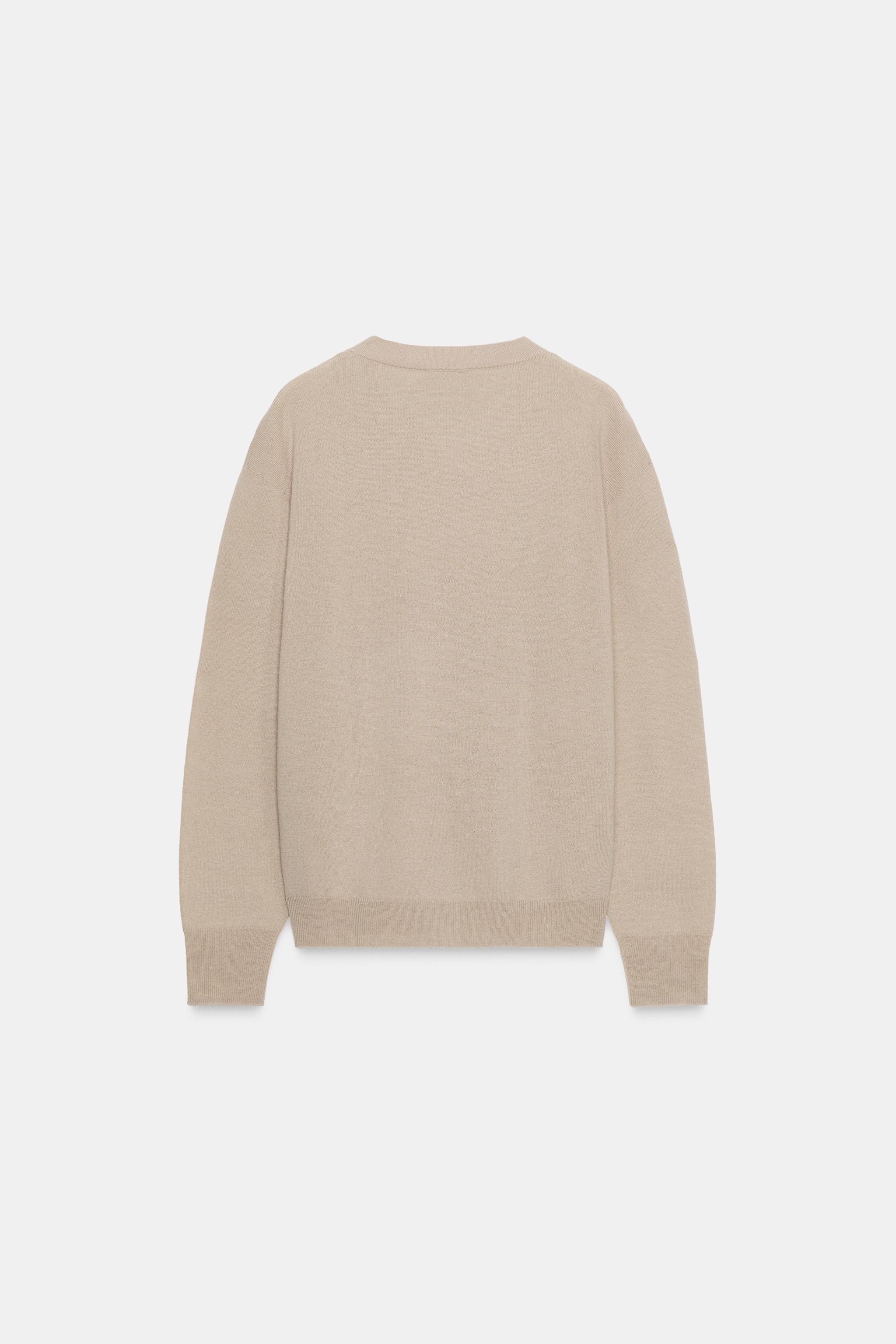 EXTRA SOFT LONG SLEEVE 100% WOOL SWEATER