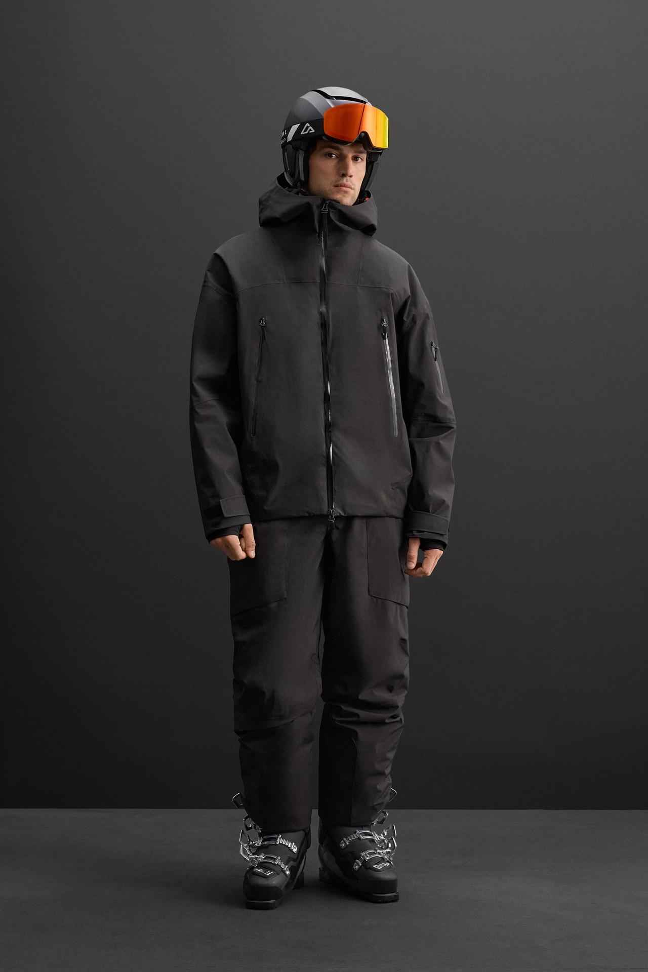 RECCO® WATERPROOF SKI JACKET - Black by Zara