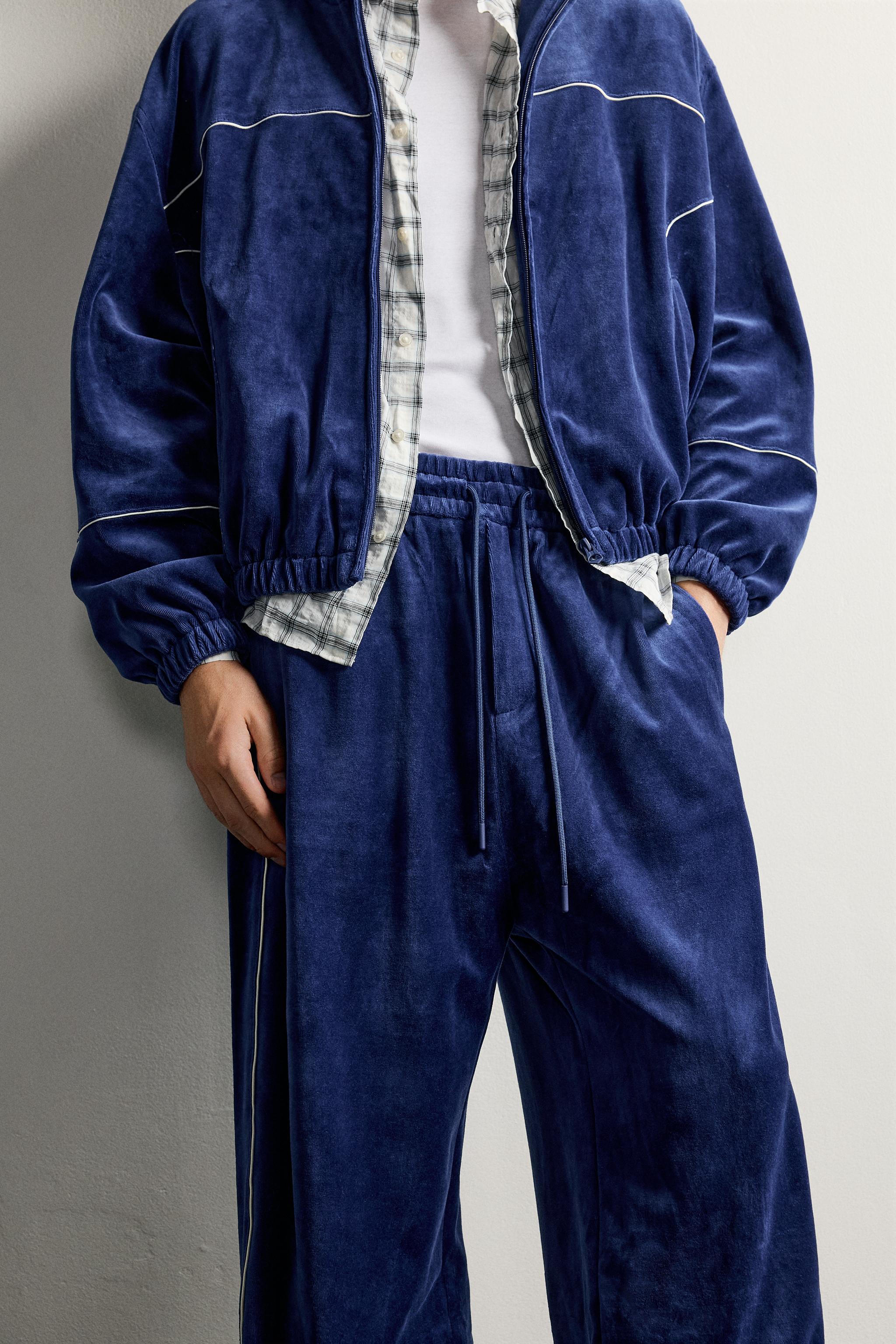 RETRO VELOUR TRACK PANTS - thumbnail 6