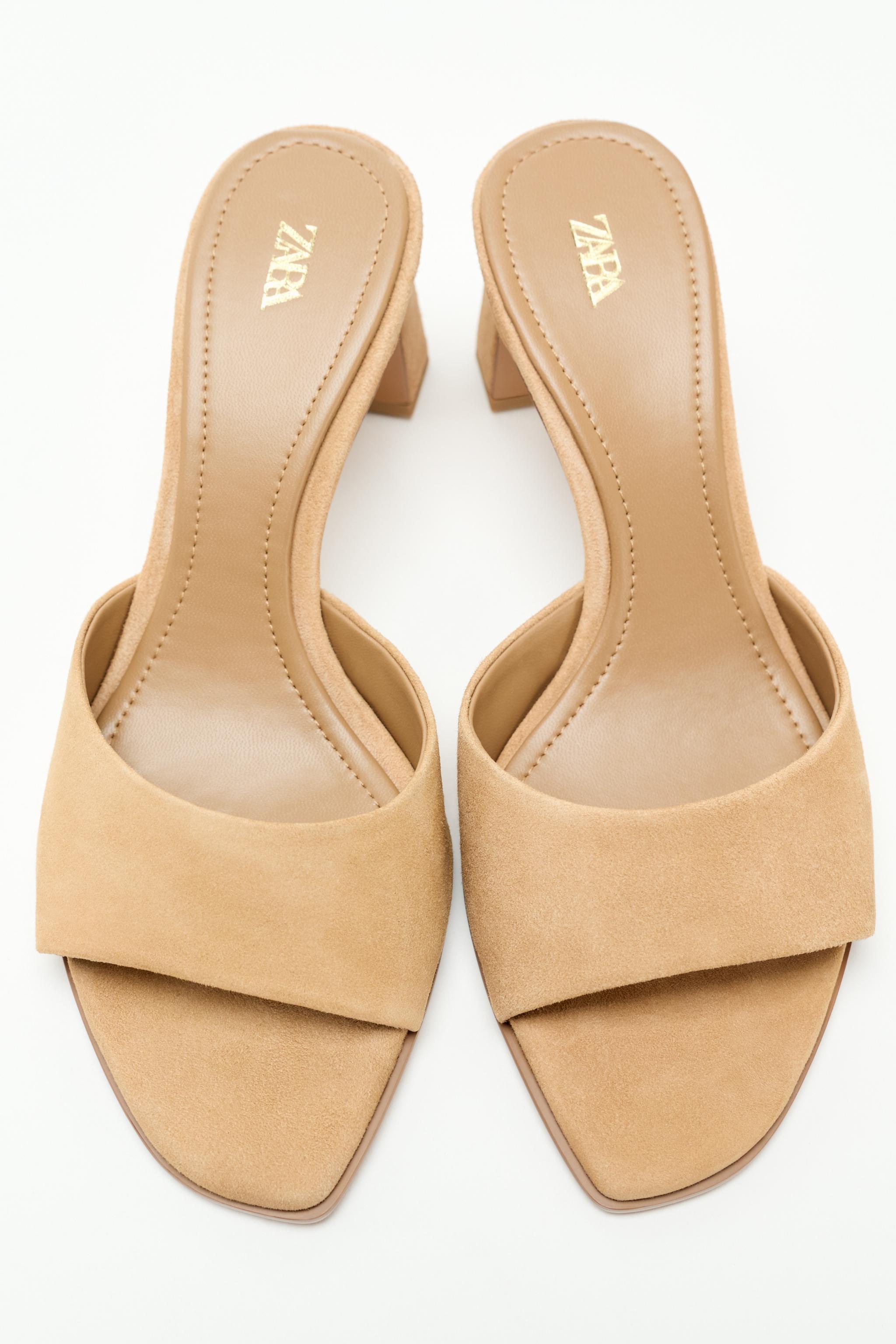 Zara sandalias mujer fashion tacon