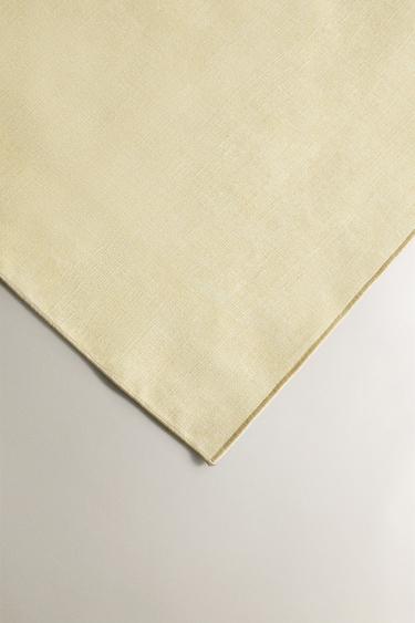 SET DE TABLE ENDUIT OVERLOCK - Jaune de Zara - Image 2