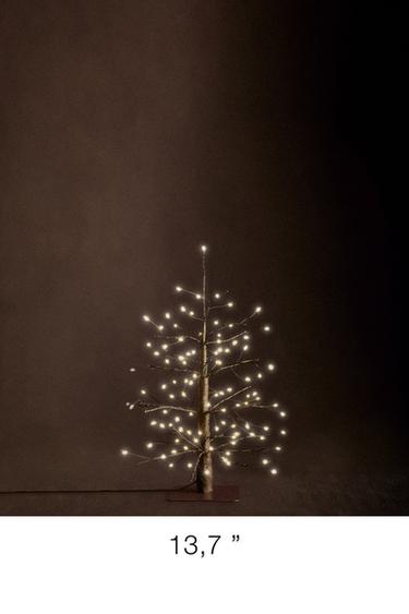 Zara LED LIGHT CHRISTMAS TREE (13.0") - Brown