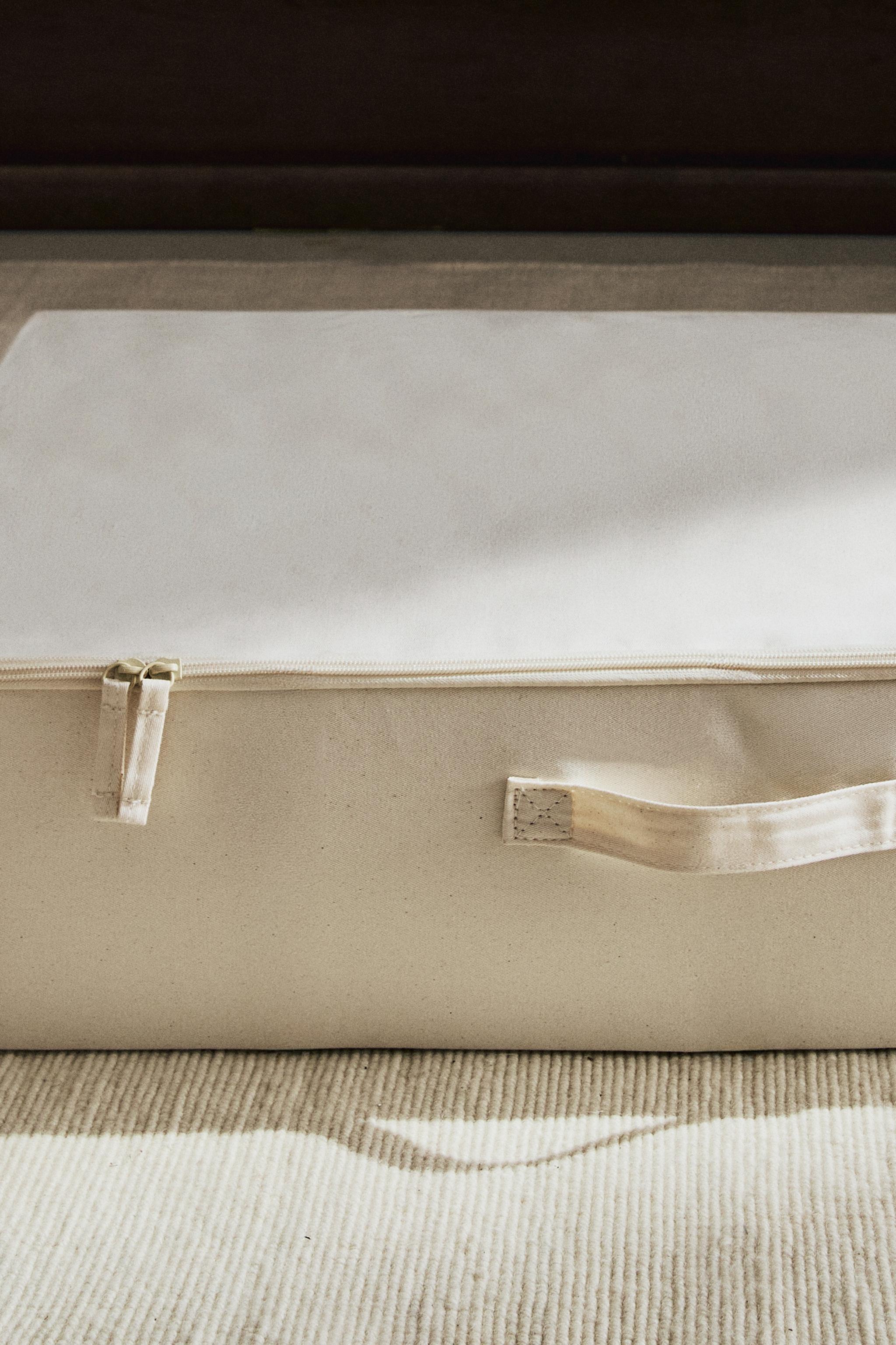 小物 blanc.. BO0021 TAN FOLDABLE COTTON STORAGE BOX - Light beige | ZARA Canada