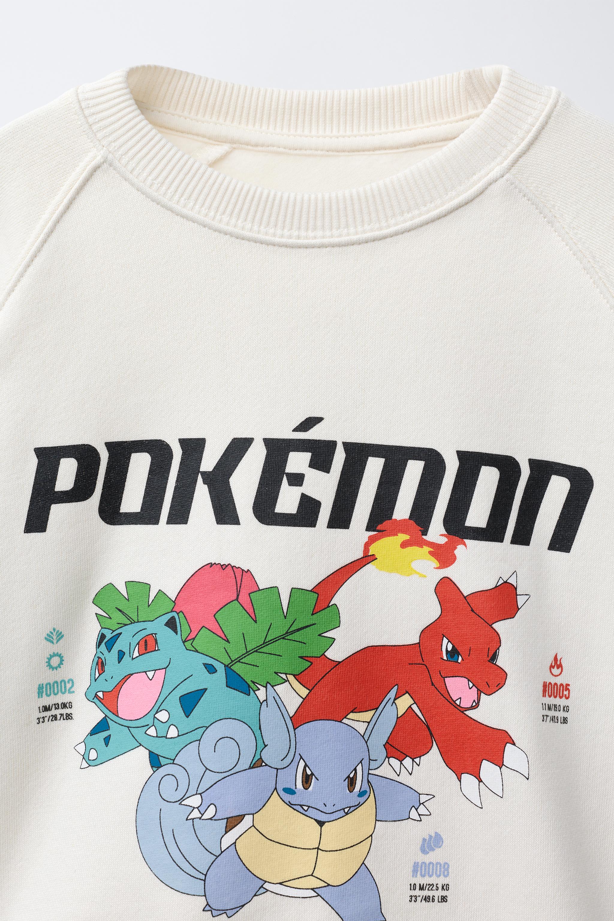 POKÉMON ™ PRINTED SWEATSHIRT - Ecru | ZARA United States