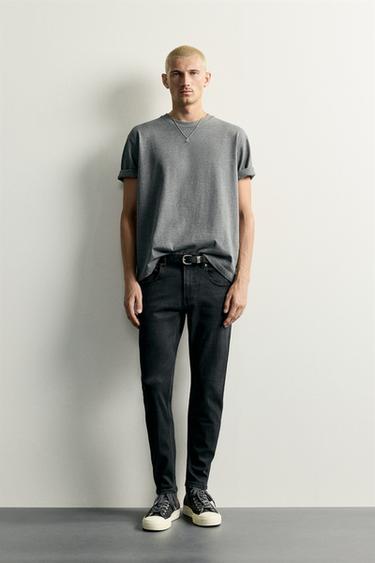 SKINNY FIT JEANS - Black by Zara