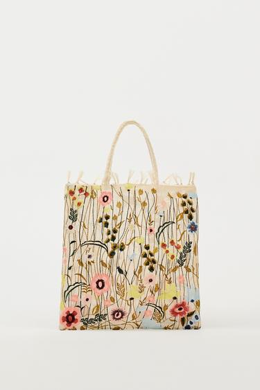 TEXTILN KABELKA SHOPPER S V݊IVKOU - Vcebarevn od Zara - Obrzek 0