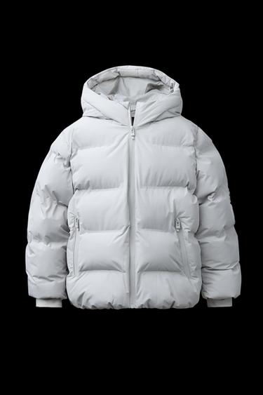 WASSERABWEISENDER STEPPMANTEL MIT ETIKETT - Eis von Zara