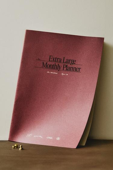 AGENDA MENSUEL EXTRA GRAND - Bordeaux de Zara - Image 5
