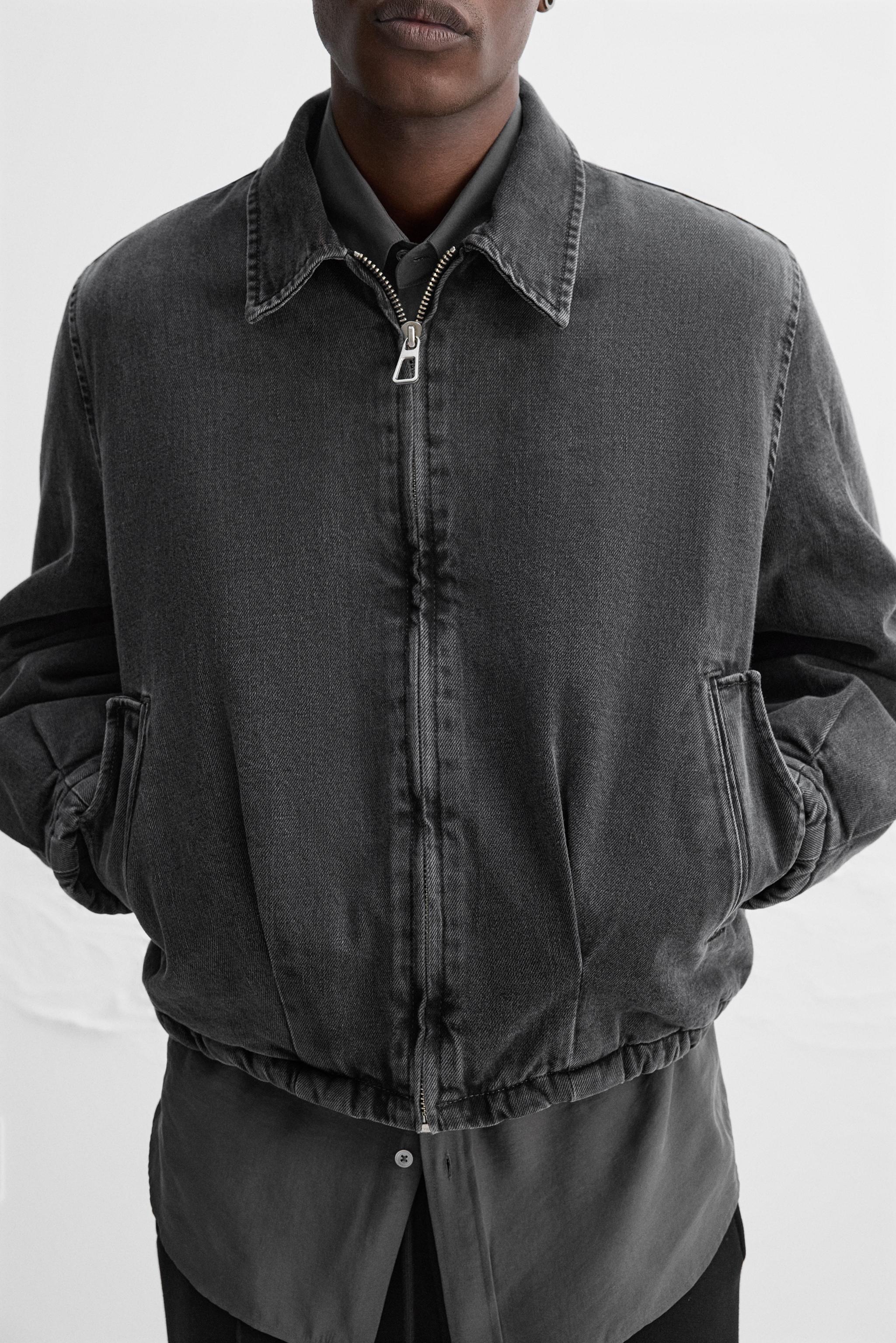 LIMITED EDITION DENIM JACKET - Black | ZARA United States LIMITED EDITION DENIM JACKET - Black | ZARA United States