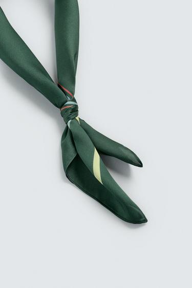 BANDANA FLUIDE IMPRIMÉ GÉOMÉTRIQUE - divers de Zara - Image 4
