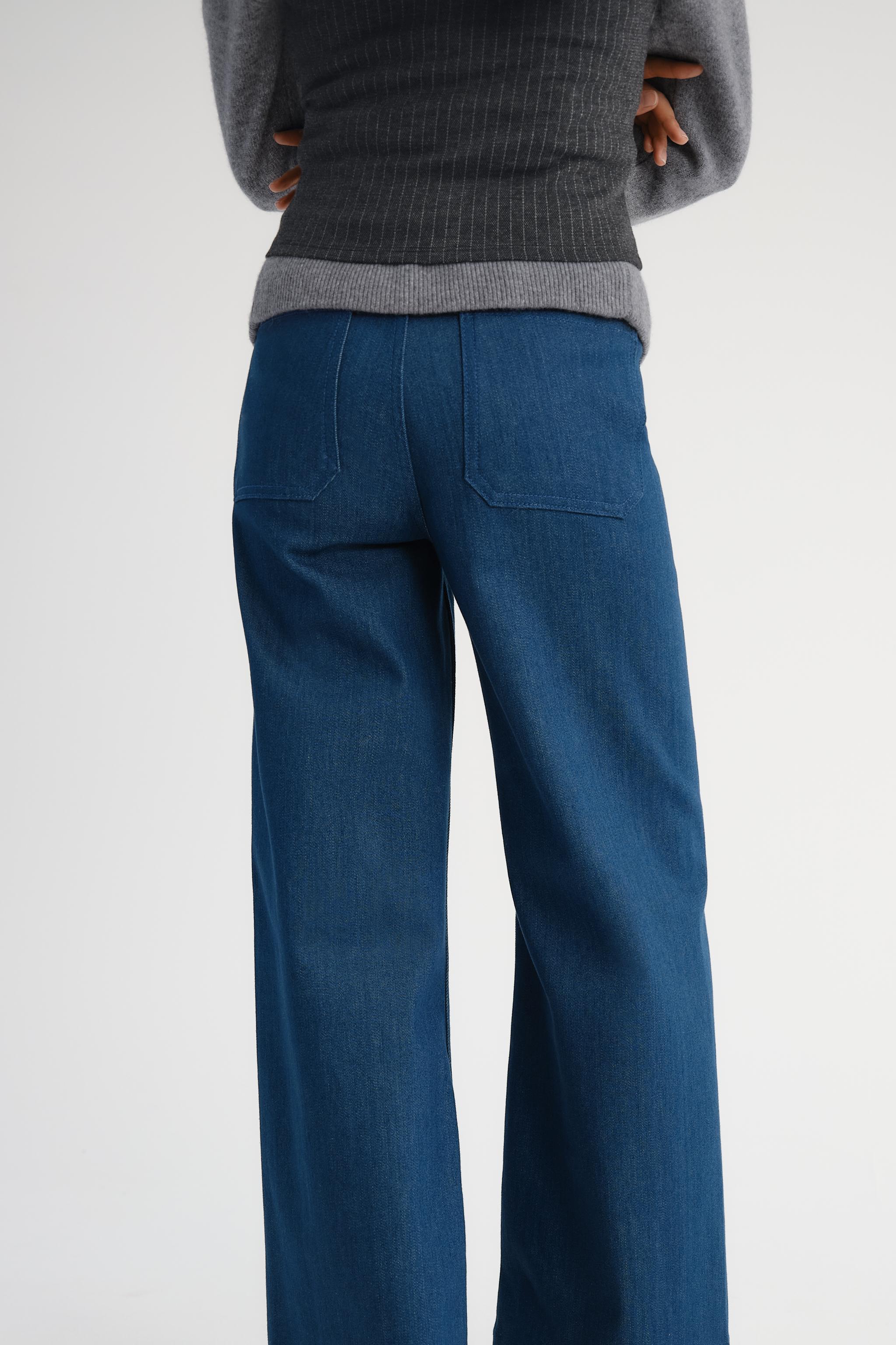 【ZARA】ZW COLLECTION WIDE-LEG ハイライズ デニムパンツ ZARA】ZW COLLECTION WIDE-LEG ハイライズ デニムパンツ ボトムス
