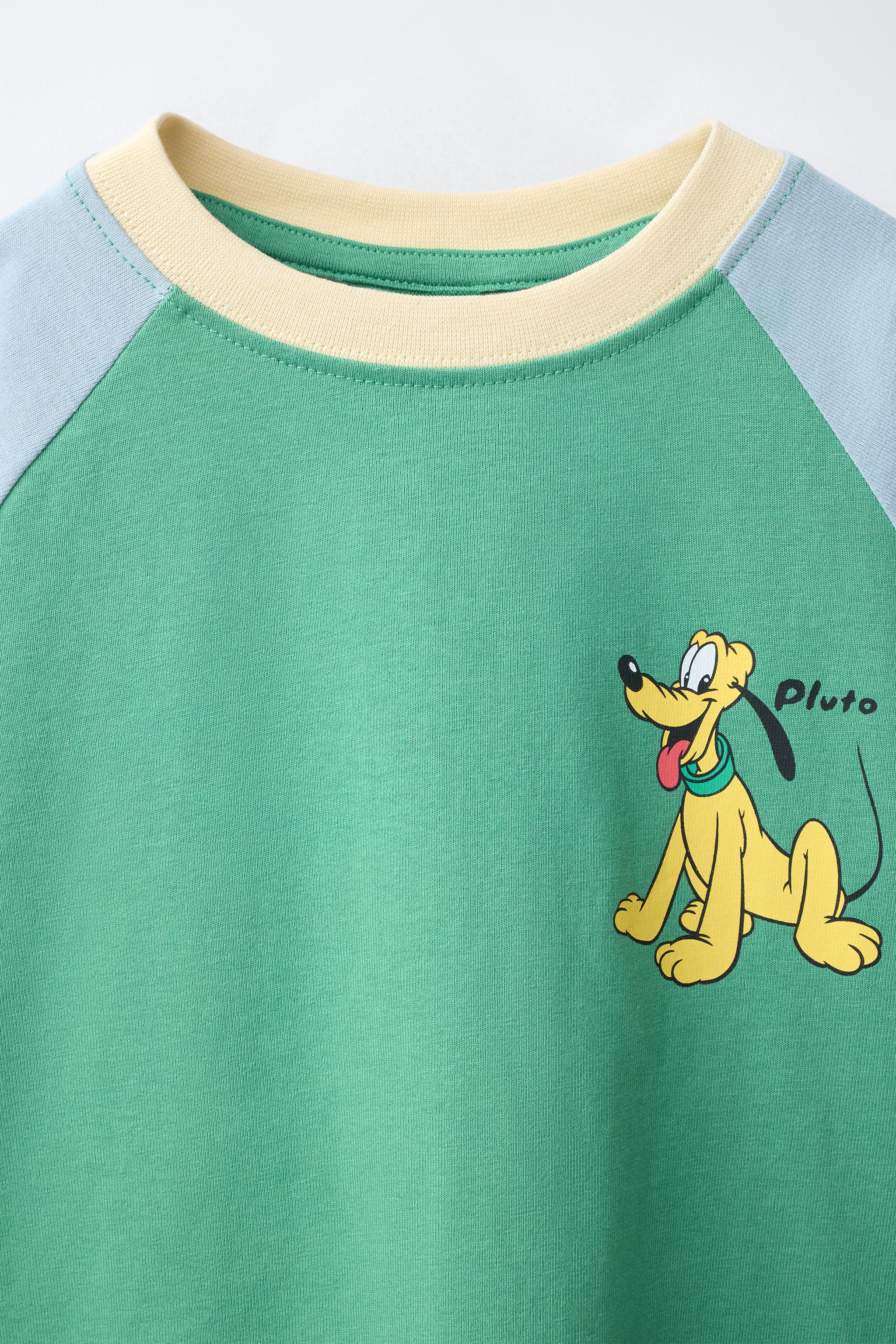 Детские футболки Zara PLUTO© DISNEY RAGLAN T-SHIRT — фото 4