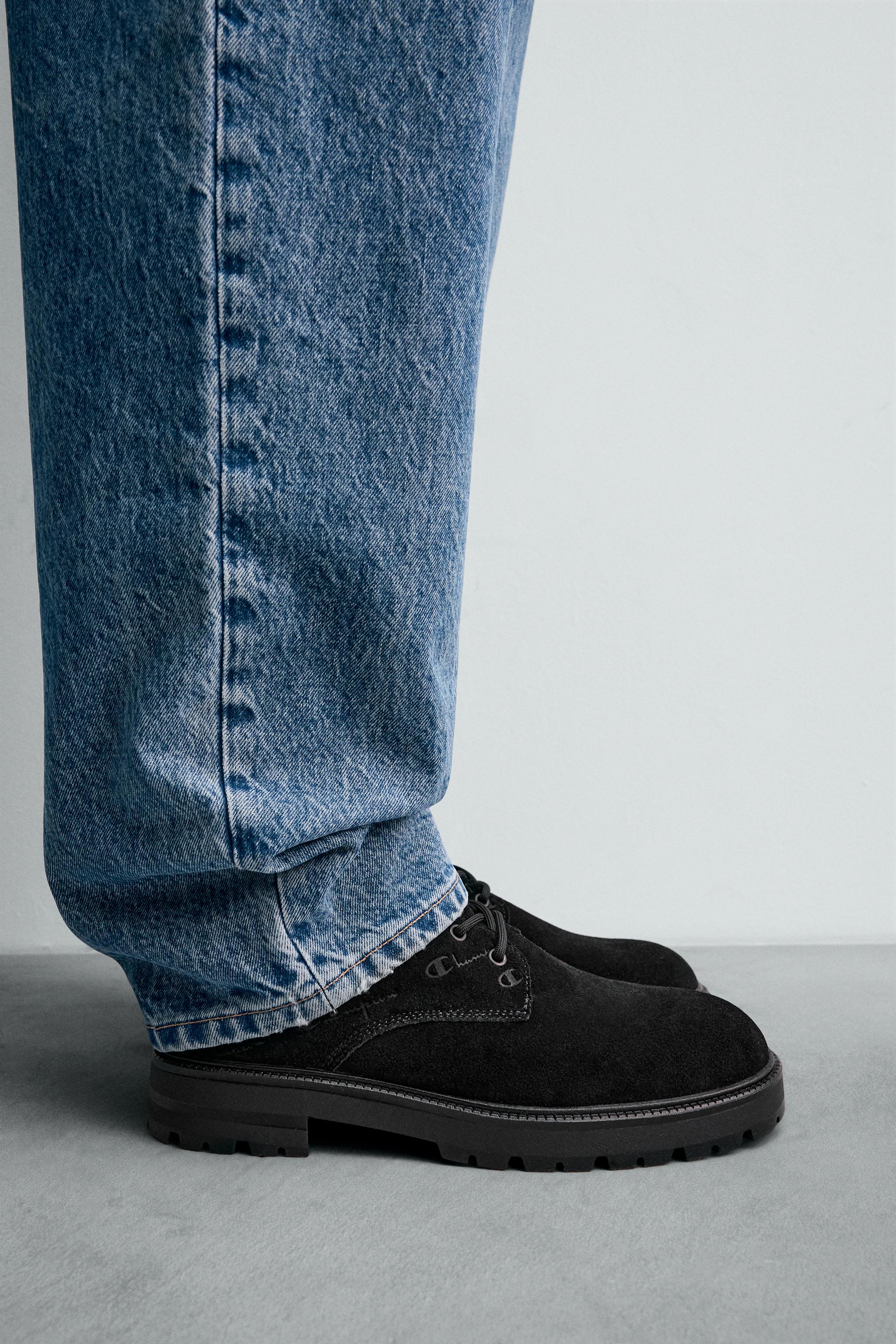 ZARA レザーブーツ ZARA ミドル丈 リアルレザー ブーツ 定価19,990円新品未使用