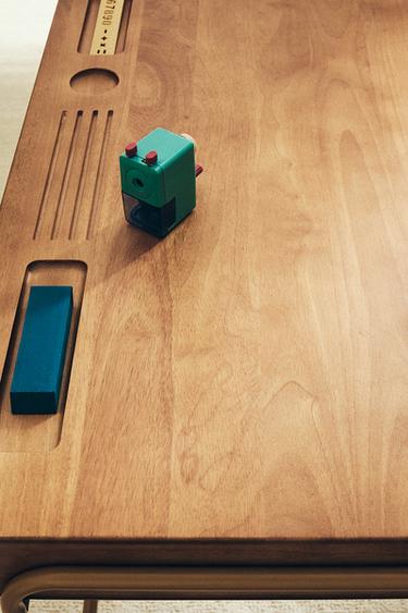 CHILDREN’S WOODEN DESK - Mustard by Zara