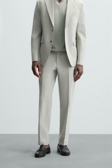 CALÇA DE TERNO CONFORT - Pedra da Zara