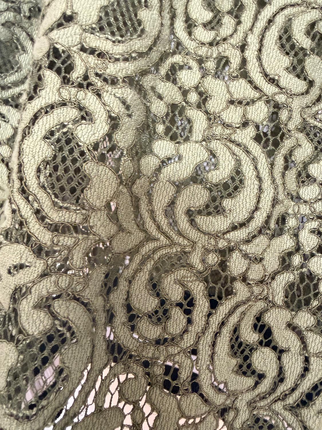 LONG SWEATSHIRT-STYLE LACE TOP - Image 4