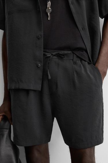 BERMUDA REGULAR FIT COURTE - Noir de Zara - Image 5