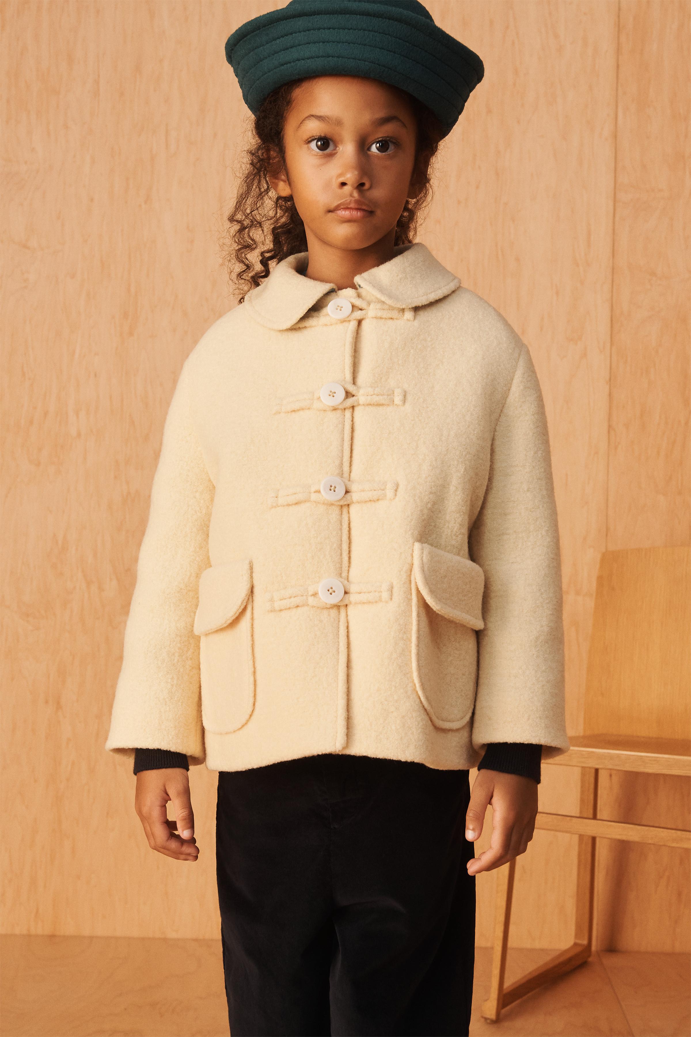 LIMITED EDITION 100% WOOL FROG FASTENING COAT