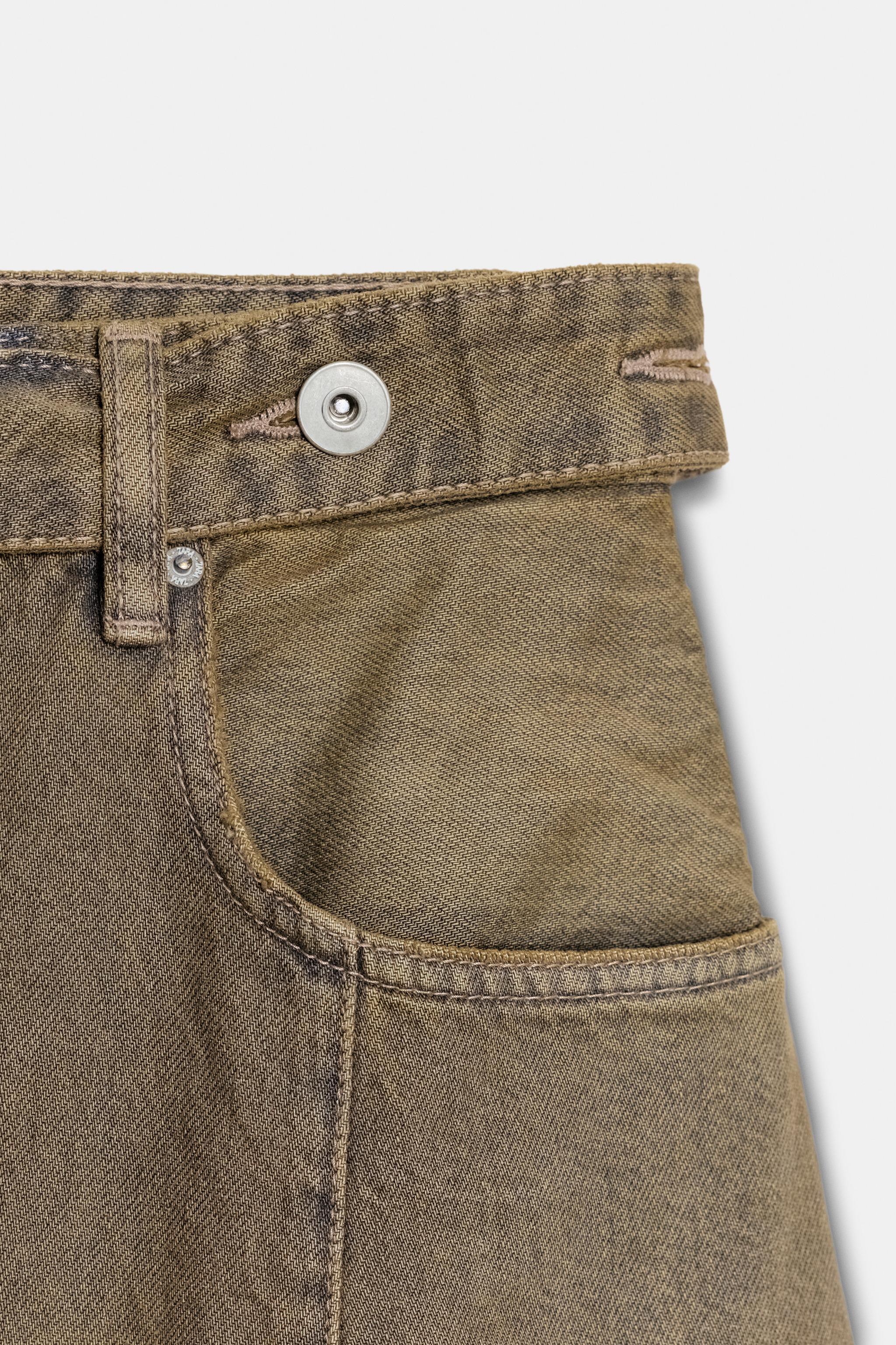 TRF OVERSIZE BARREL LOW-RISE JEANS