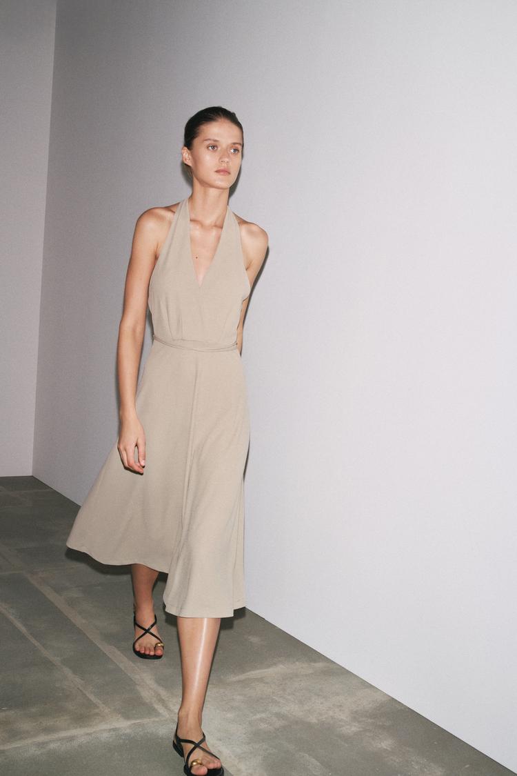 HALTER BELT DRESS