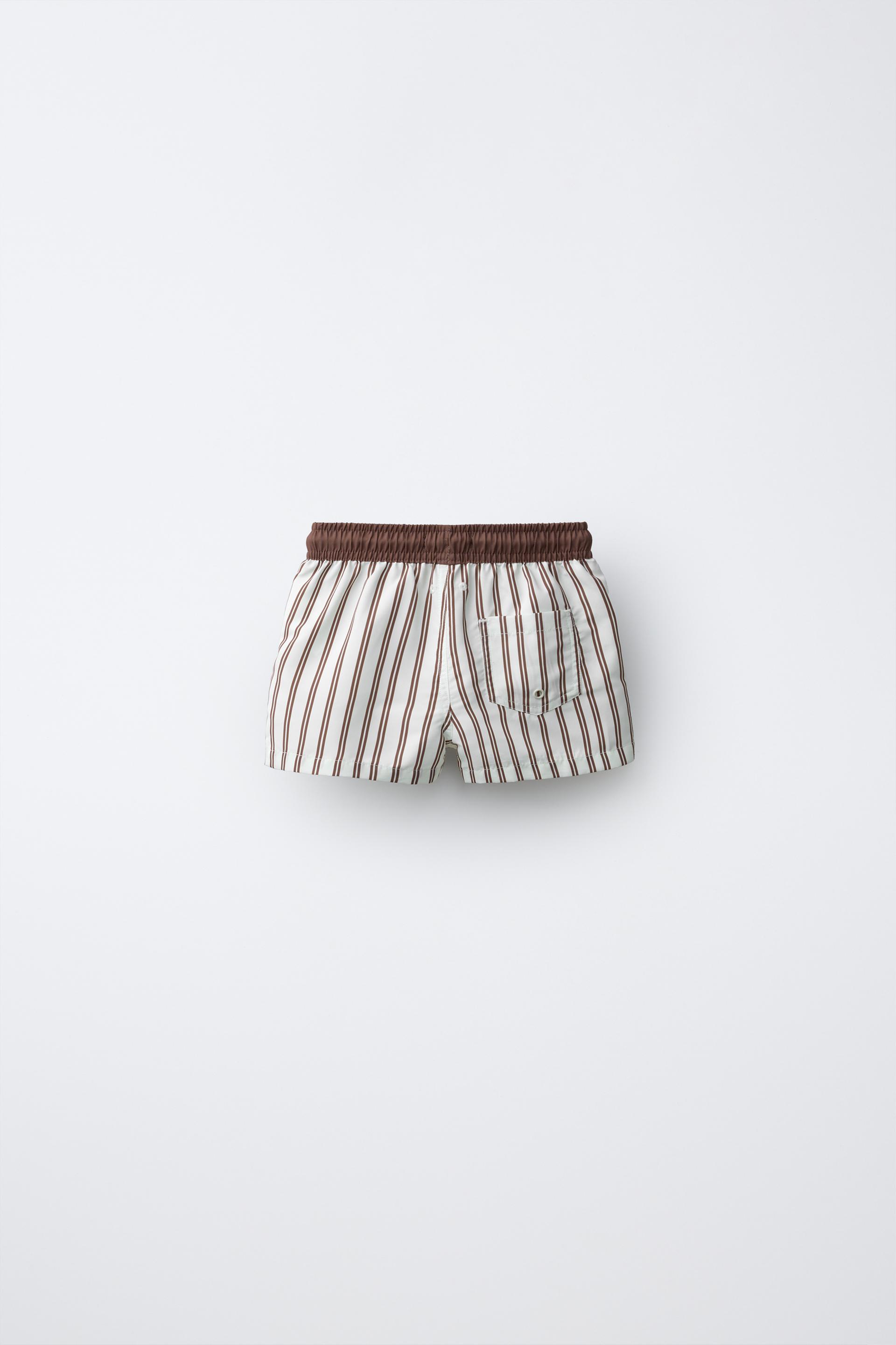 1-6 Years/ Striped Swim Shorts - Image 2