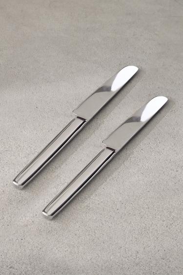 SET OF 2 - KNIFE - Steel by Zara - Image 0