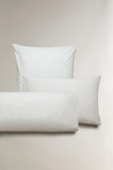 STRIPED PILLOWCASE - Blue by Zara - Image 0