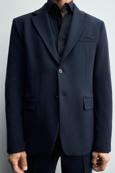 SLIM FIT SUIT BLAZER - Bluish by Zara