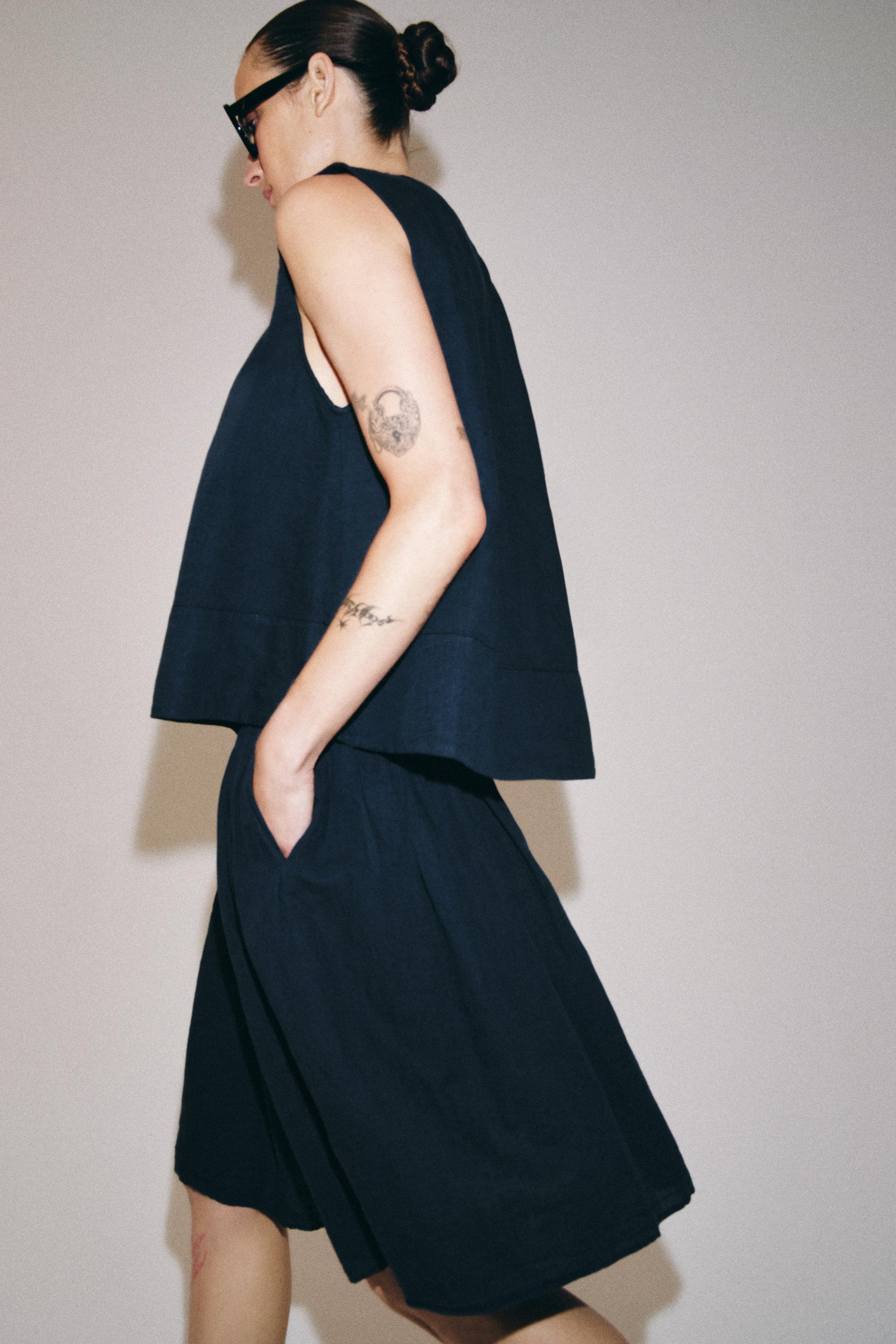 Zara ZW COLLECTION KETEN BLUZ görsel 3