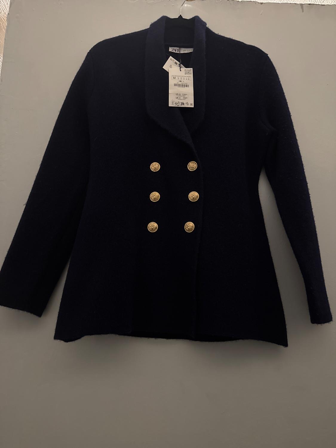 DOUBLE BREASTED 100% WOOL JACKET - Image 6
