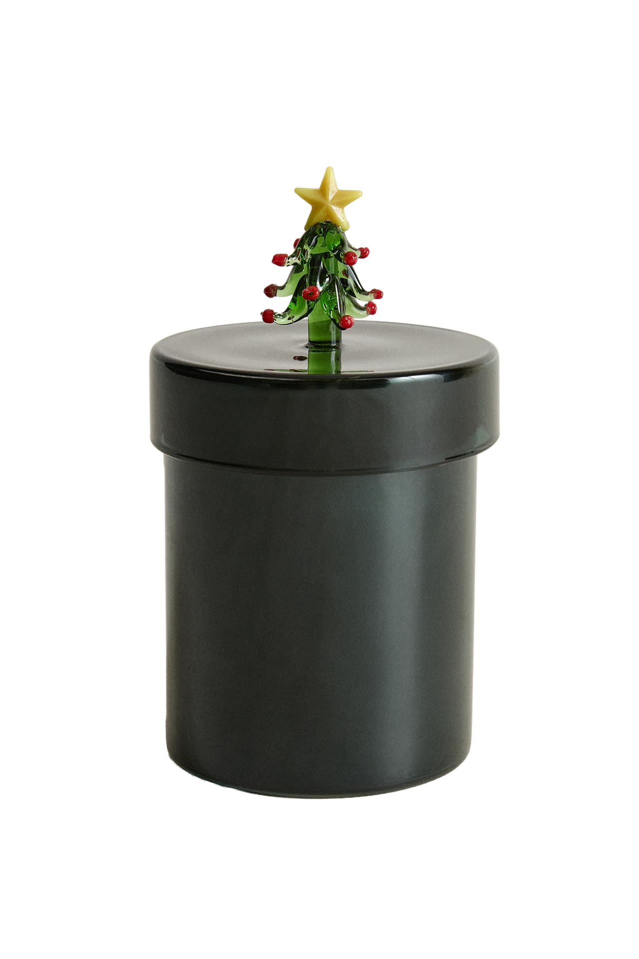 (220 G) SCENTED CANDLE BOROSILICATE WINTER CYPRESS