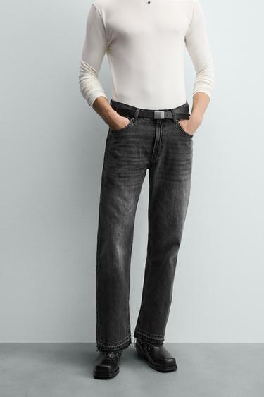 FLARE FIT JEANS - Black by Zara