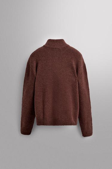 PULL BIMATIÈRE À COL ZIPPÉ - Tuile de Zara - Image 7