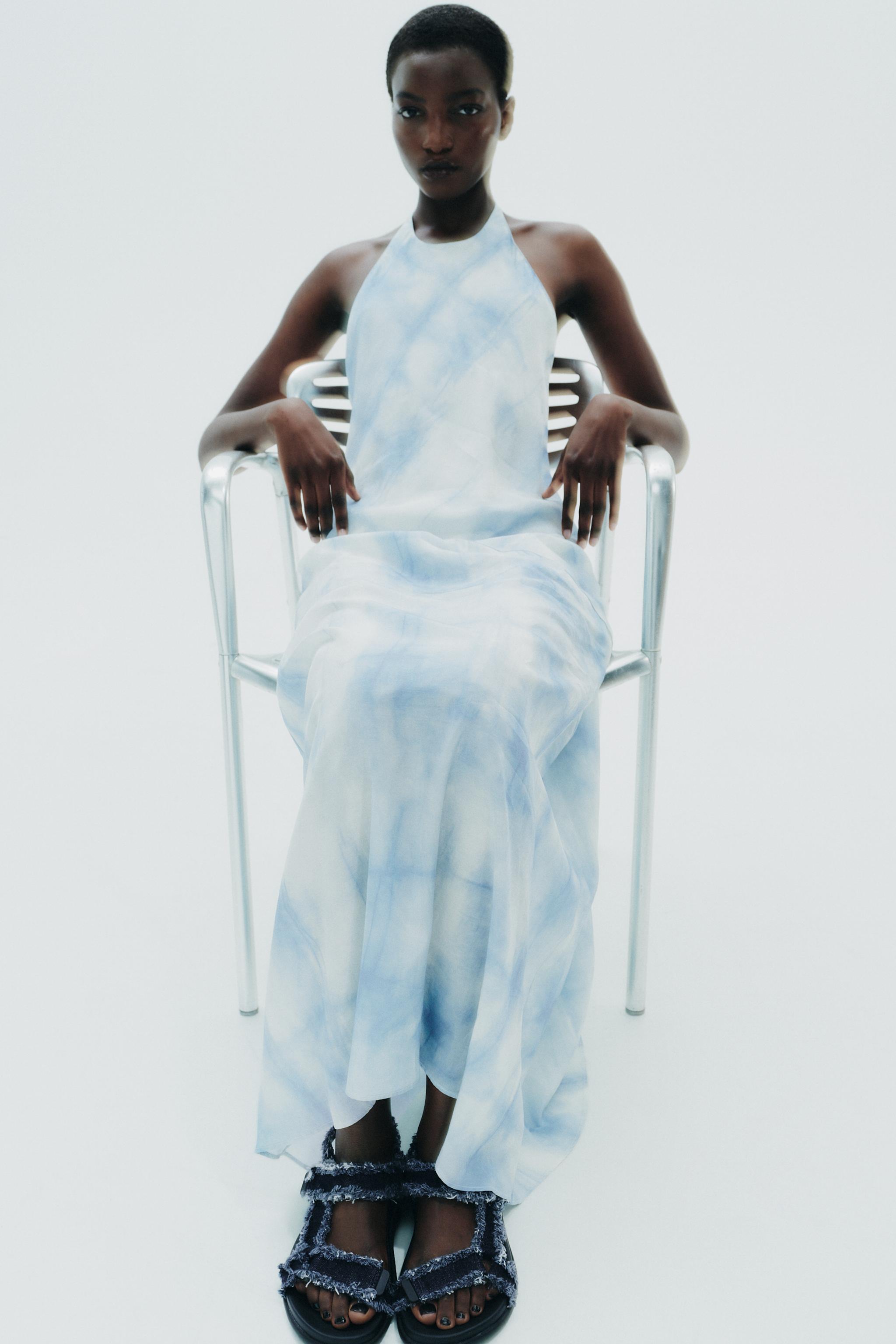 デニムプラットフォームサンダル - デニムブルー | ZARA Japan