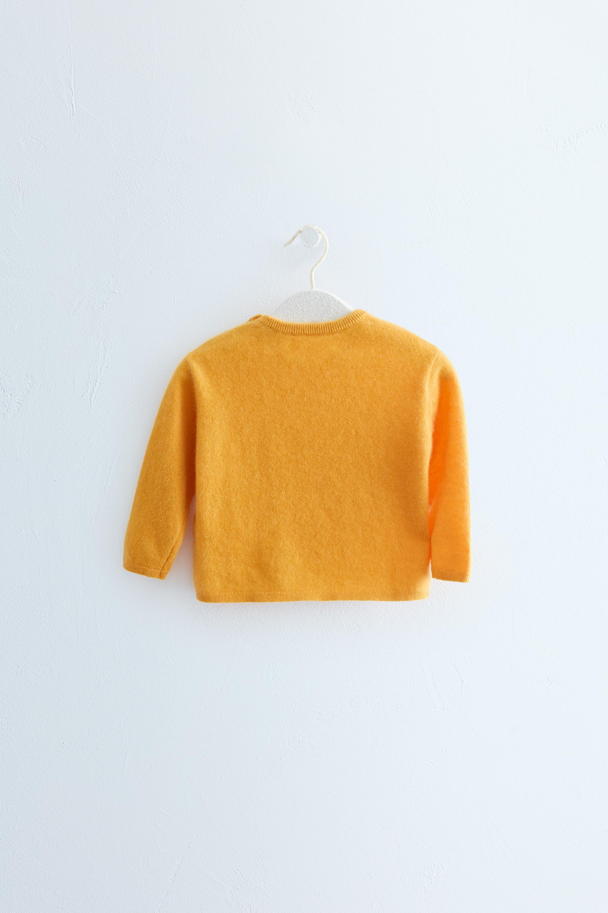 ZARA TIMELESS - 100% CASHMERE JUMPER — Yellow