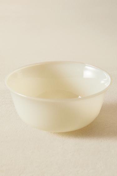 TRANSLUCENT BOROSILICATE GLASS BOWL - Yellow by Zara