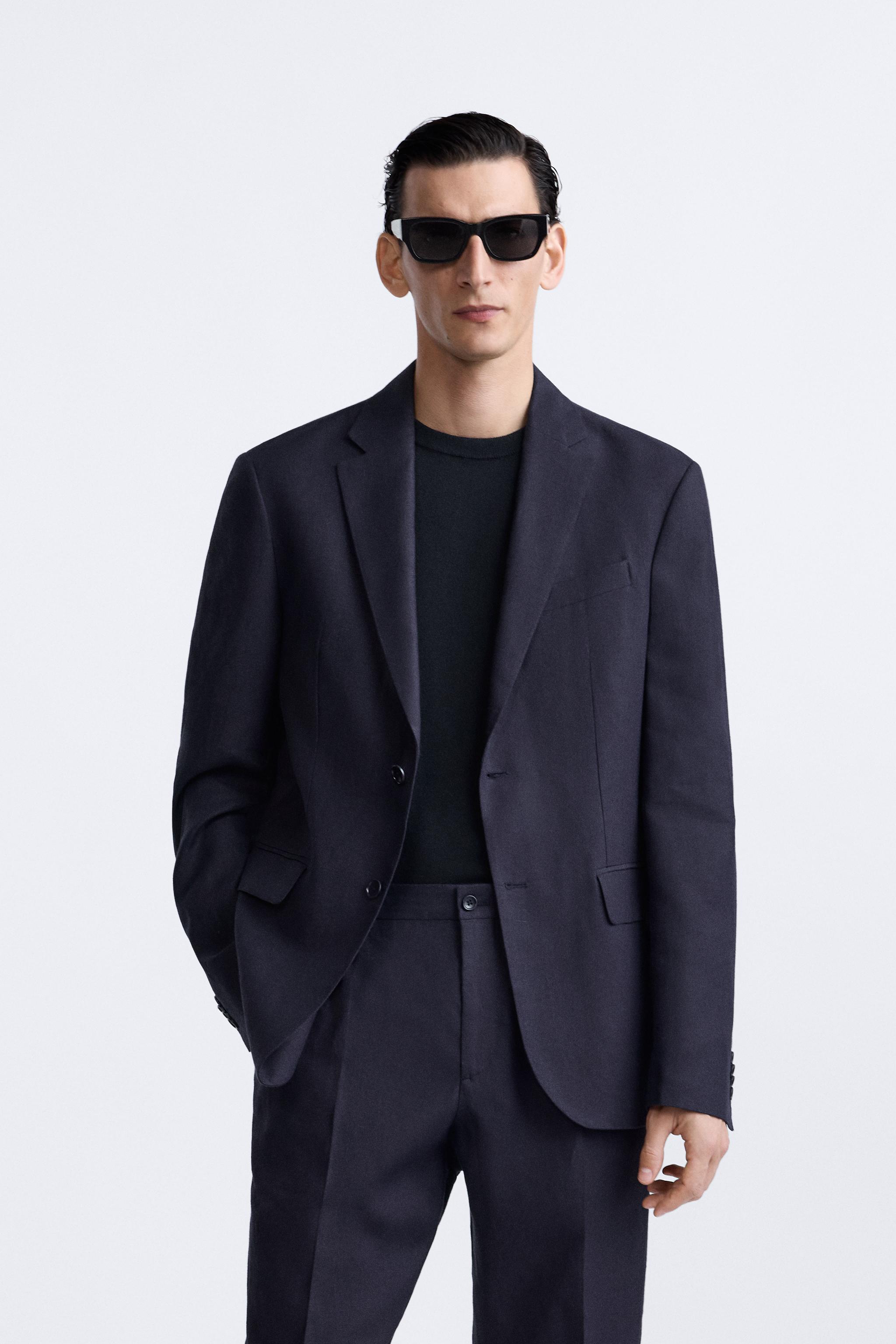 ZARA on X: Man editorial  tailoring. Formal suits to wear this season.  Navy / grey / pale blue #zaraman    / X