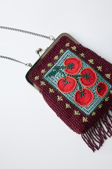 SAC BANDOULIÈRE À PERLES - Multicolore de Zara - Image 4