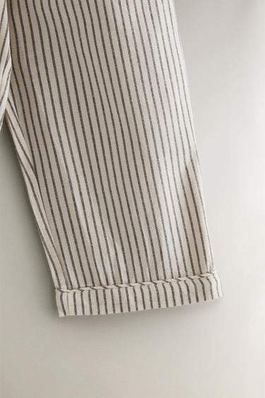 ENSEMBLE PYJAMA ENFANT RAYURES NOËL (ENSEMBLE DE 2) - Blanc cassé de Zara - Image 4