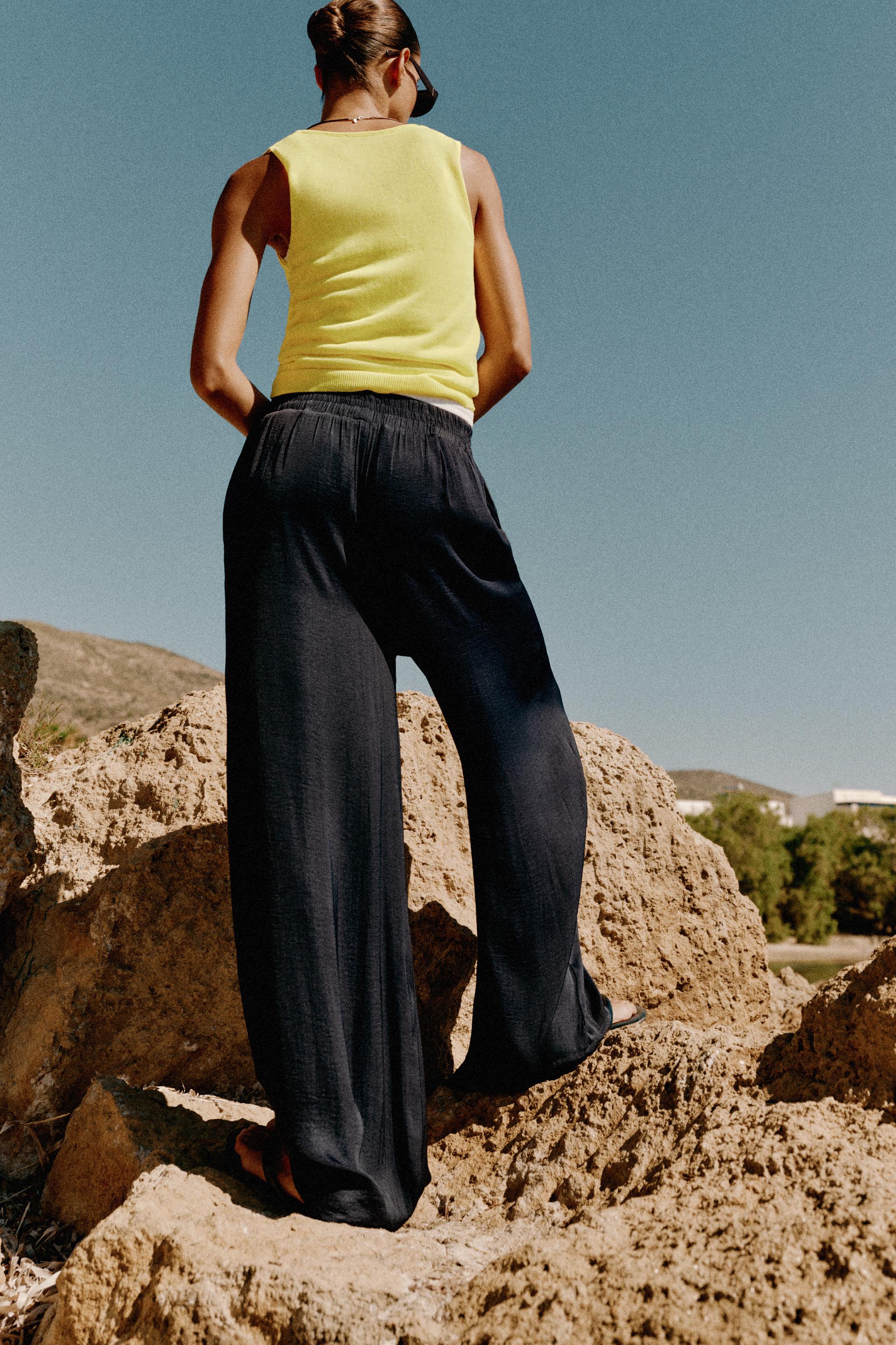 FLOWY WIDE LEG PANTS - thumbnail 6