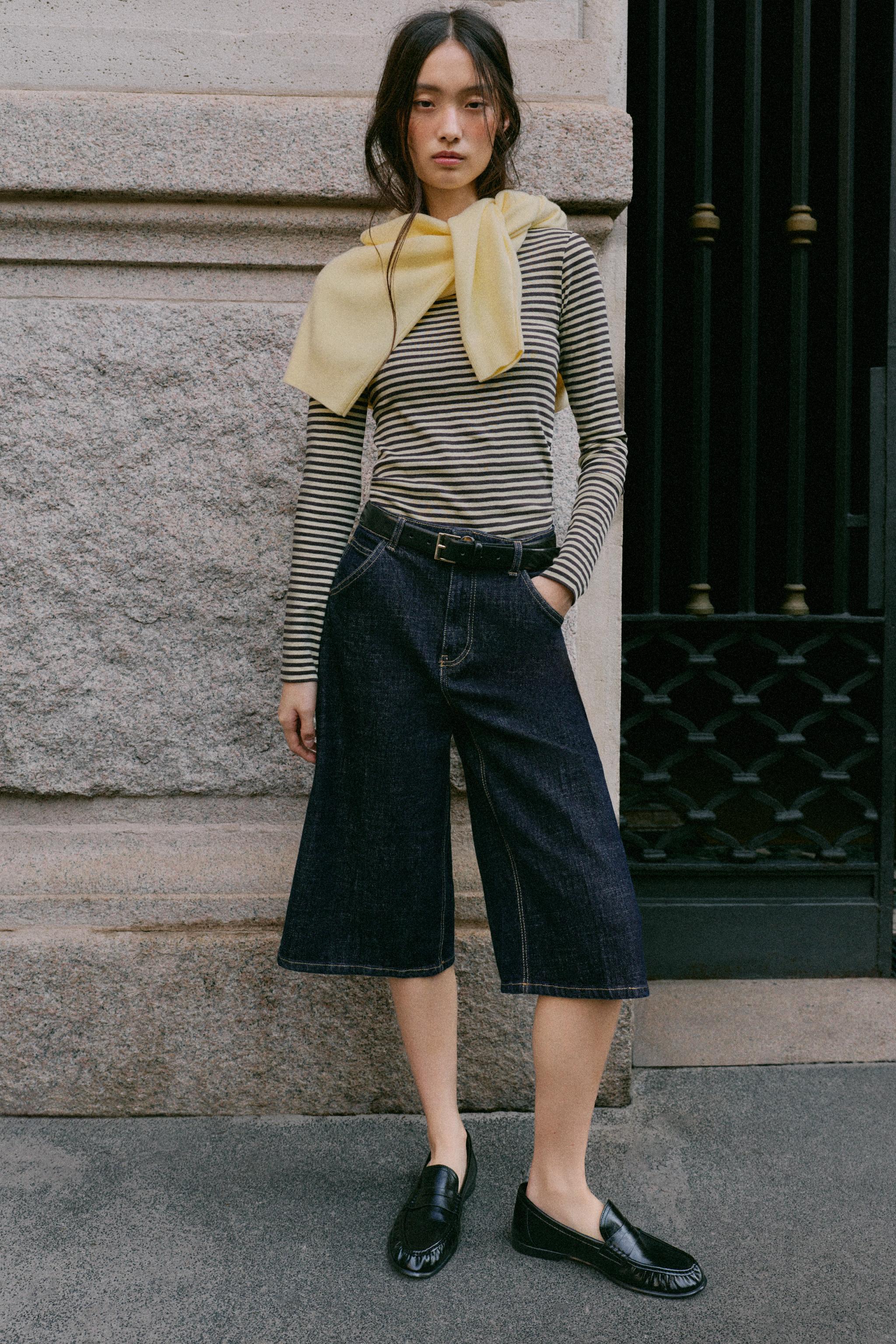 BOAT NECK T-SHIRT - striped | ZARA Curaçao / Curazao