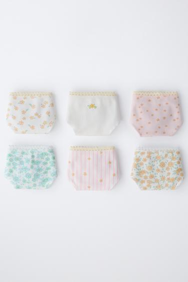 6-14 YEARS/ SIX-PACK OF FLORAL BRIEFS - Multicoloured by Zara - Image 4